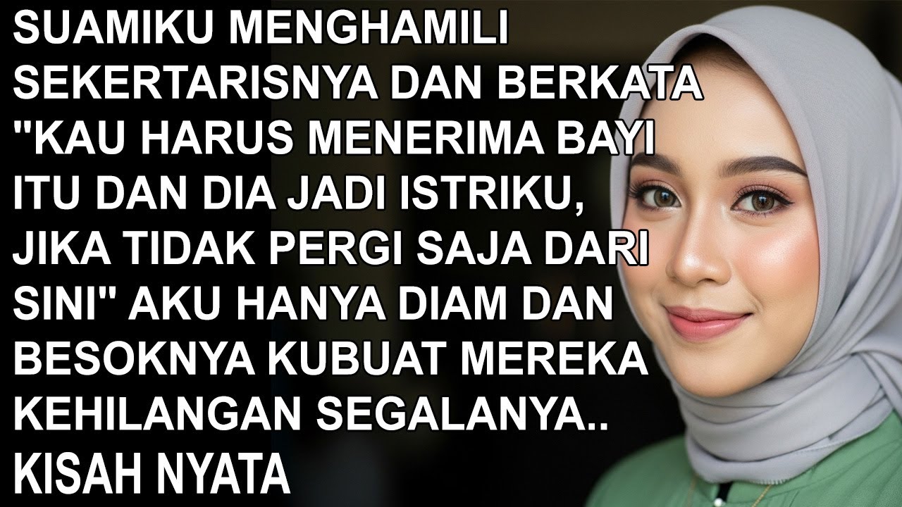 SUAMI HAMILI SEKRETARIS & USIR ISTRI, SUAMI TAK SADAR DIA CUMA NUMPANG! AKHIRNYA MENYEDIHKAN