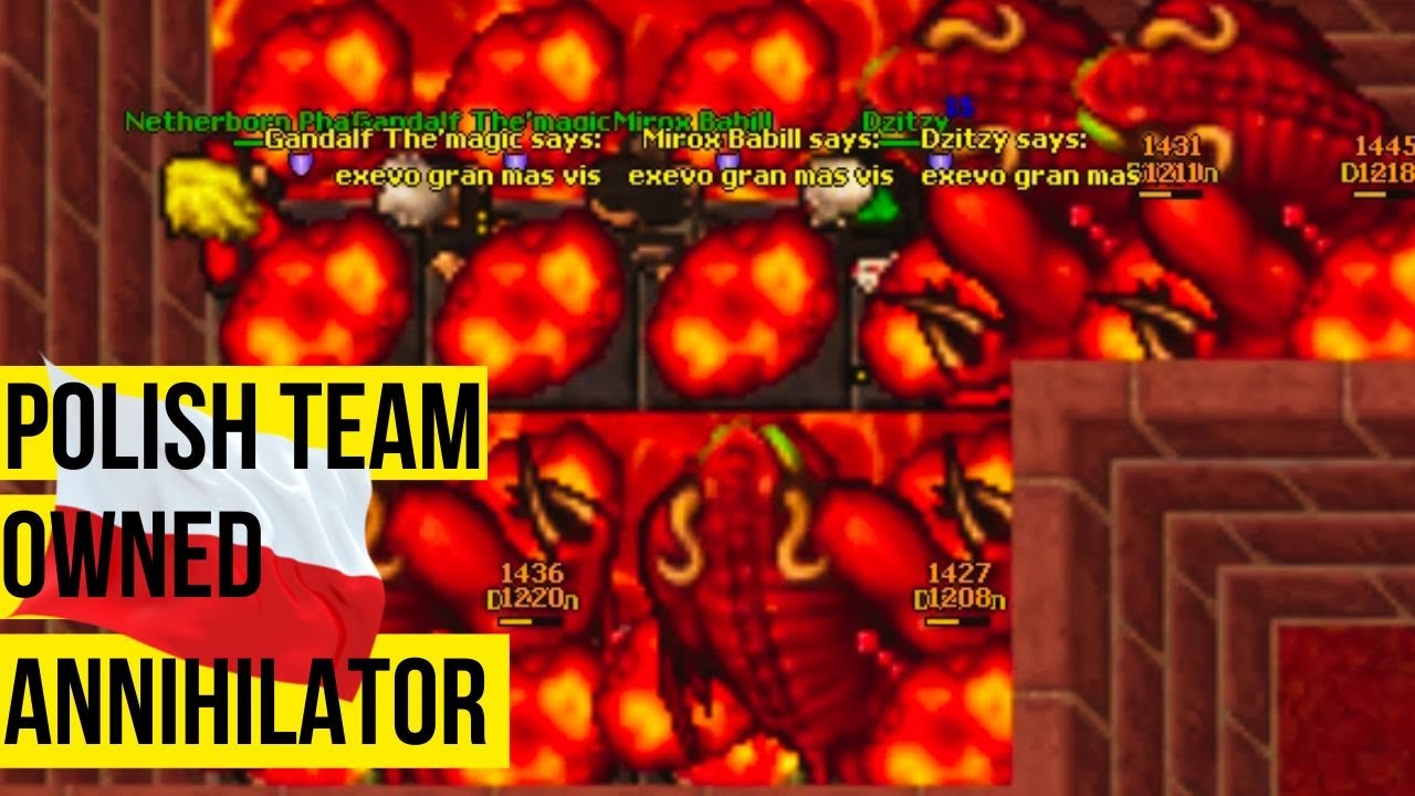 Tibia Retro &ndash; POLISH TEAM OWNED ANNIHI  (7.81 REFUGIA 2006)