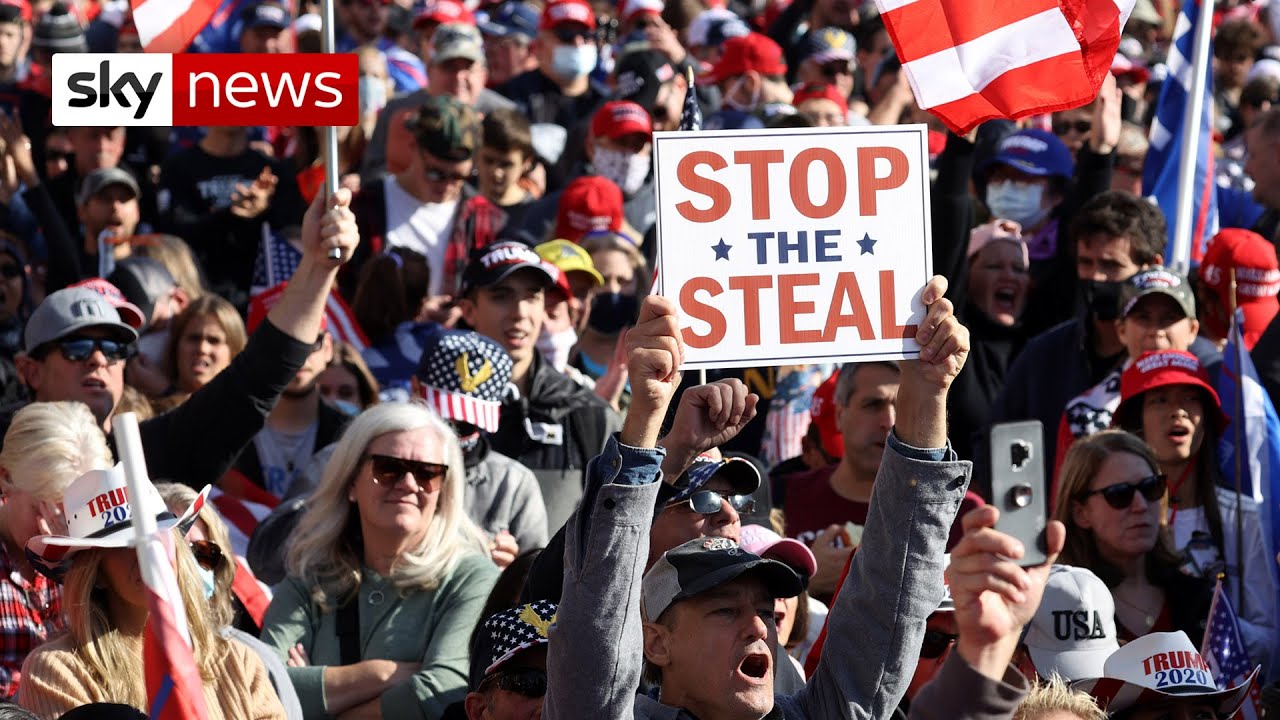 US Election: Trump supporters protest against 'voter fraud'