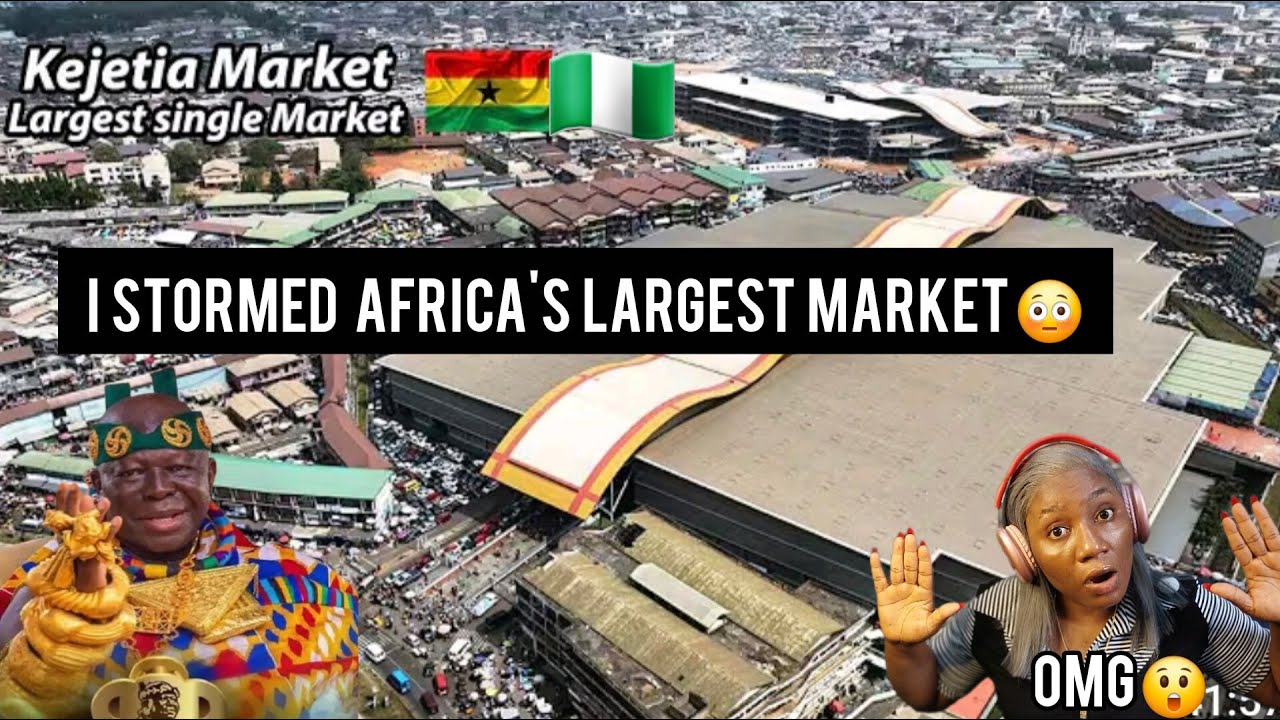 Я штурмовал крупнейший рынок в Африке 💥Кеджетиа Кумаси 🇬🇭 🌍