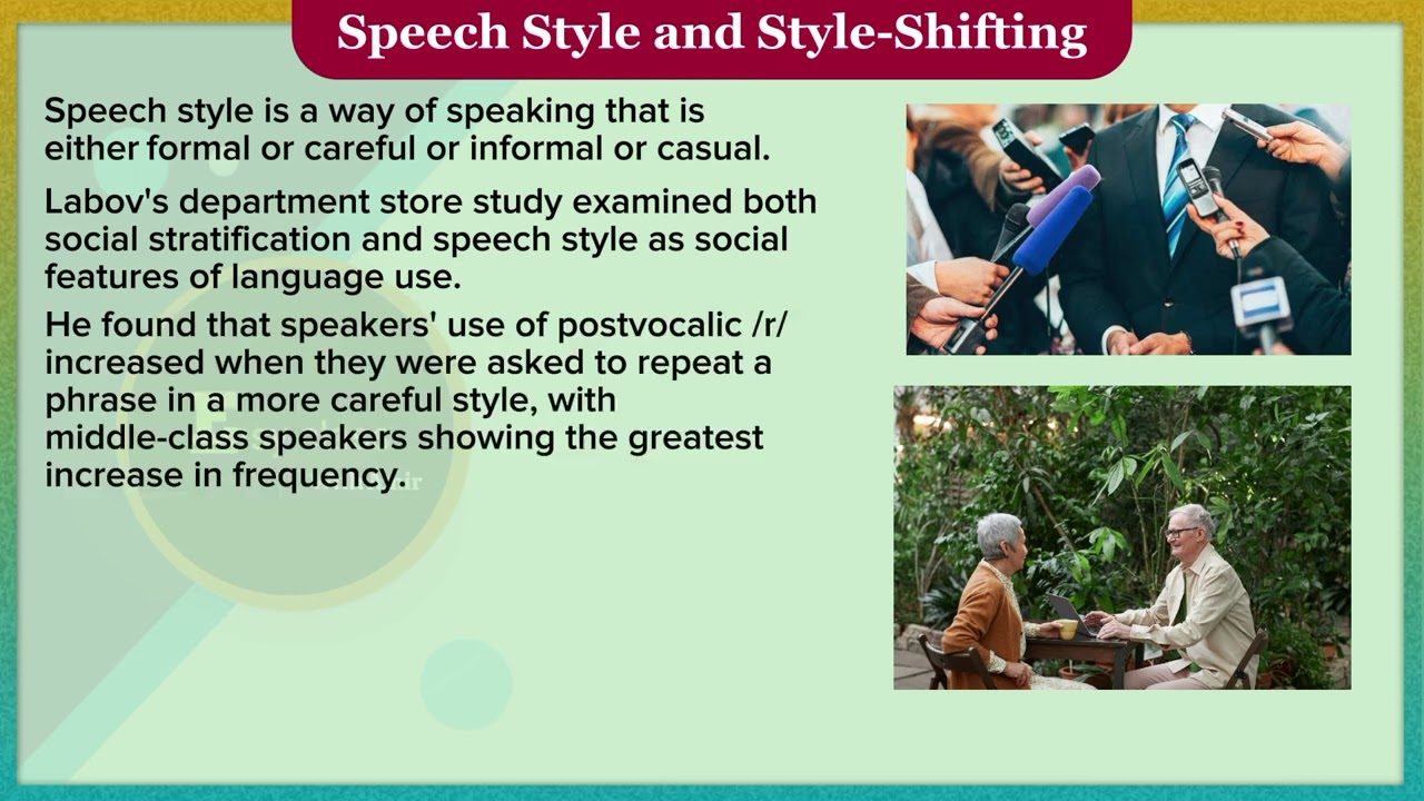 Social Variation in Language | Linguistics - Chapter Chapter 19