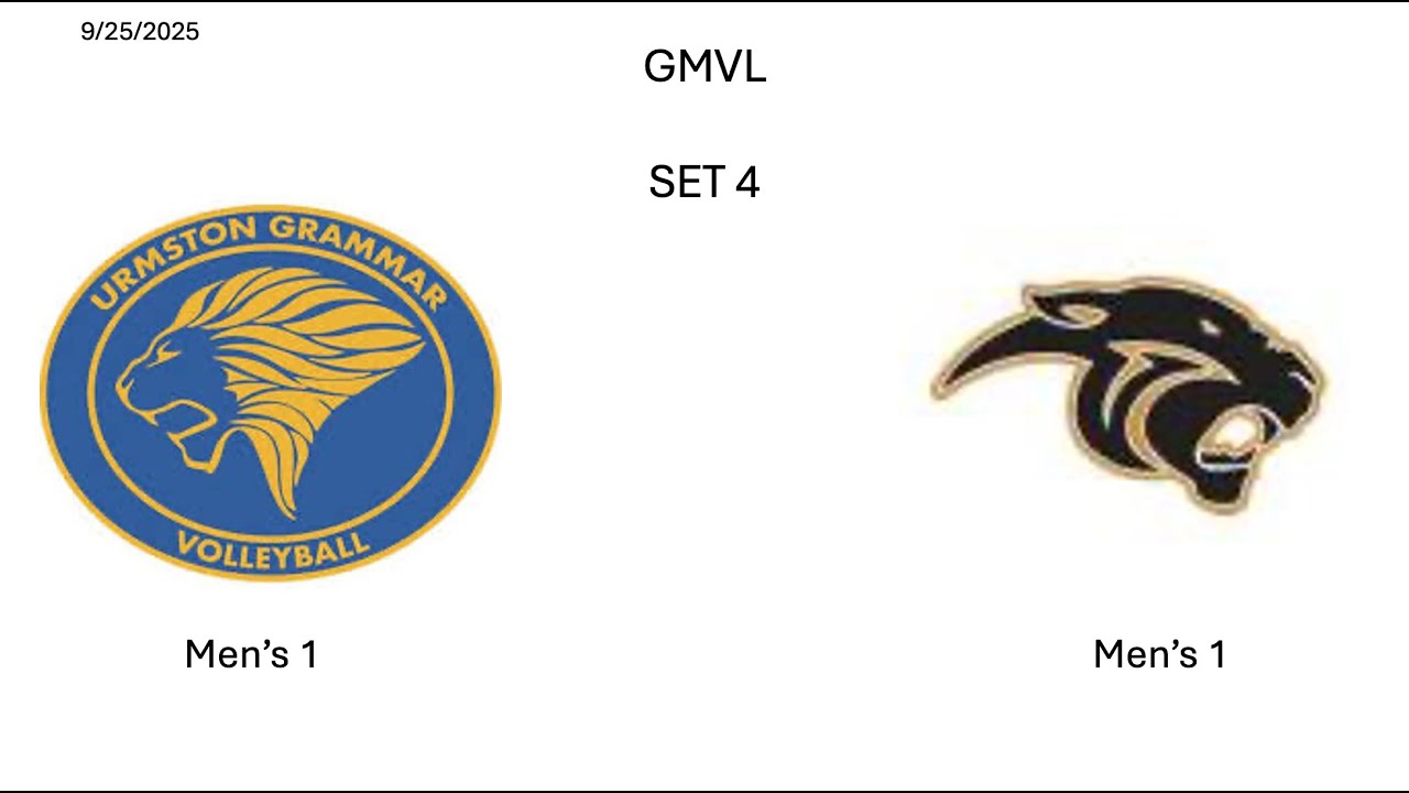 GMVL - Urmston mens 1 vs Preston mens 1 (set 4)