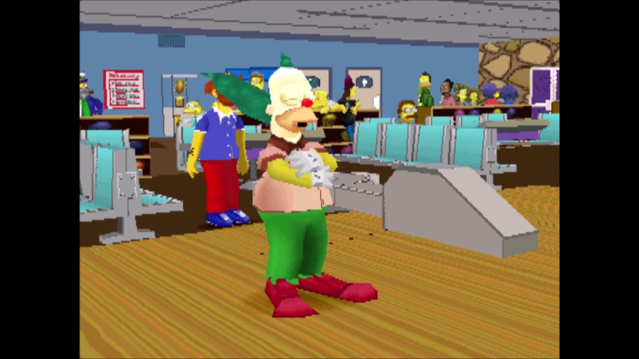 MAME The Simpsons Bowling [Mr. Burns, Krusty, Willie, Apu] (Clean Games)