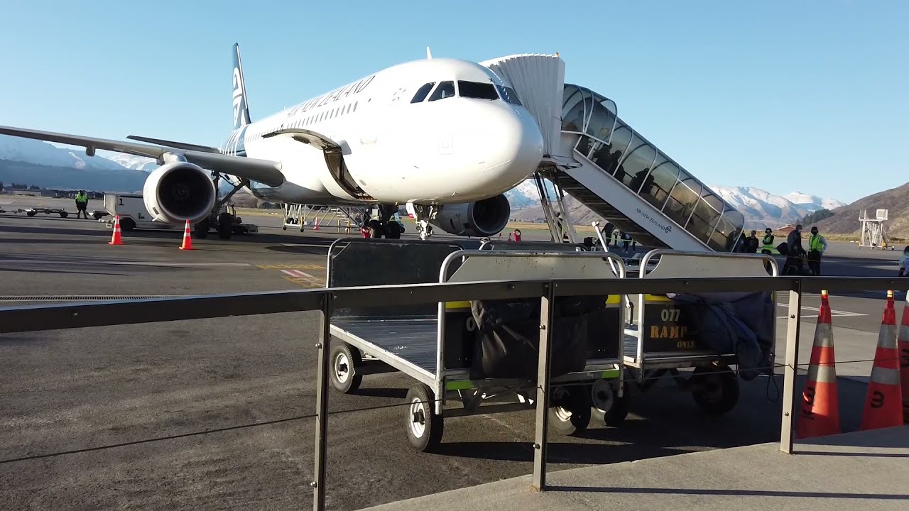 Flight Review - Air New Zealand A320 Wellington (WLG) to Queenstown (ZQN) NZ607/ZK-OXI #FlightVideo