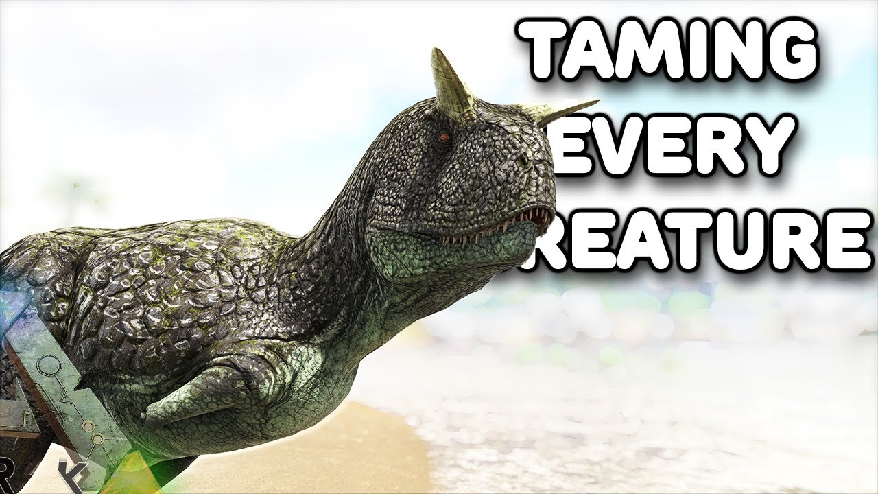 TAMING EVERY CREATURE IN ARK | CARNOTAURUS | ARK SURVIVAL EVOLVED EP17