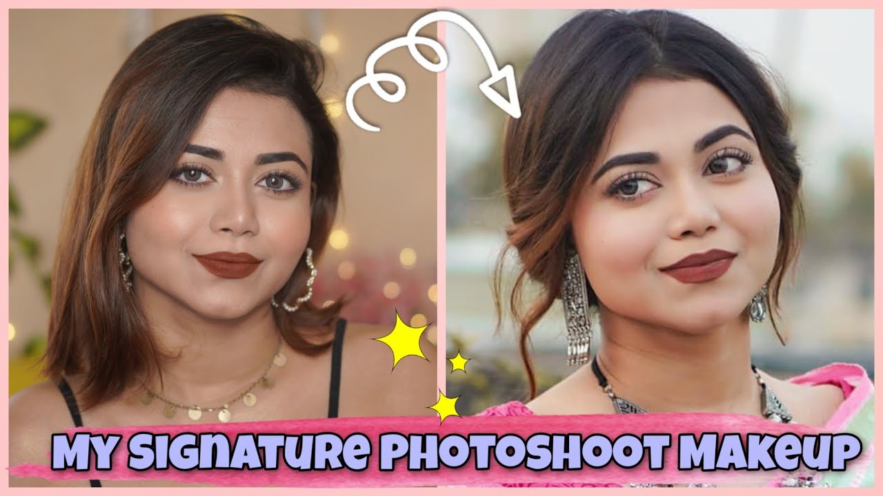My Signature Photoshoot Makeup Tutorial🌸 | Step by step Long Lasting Makeup tutorial