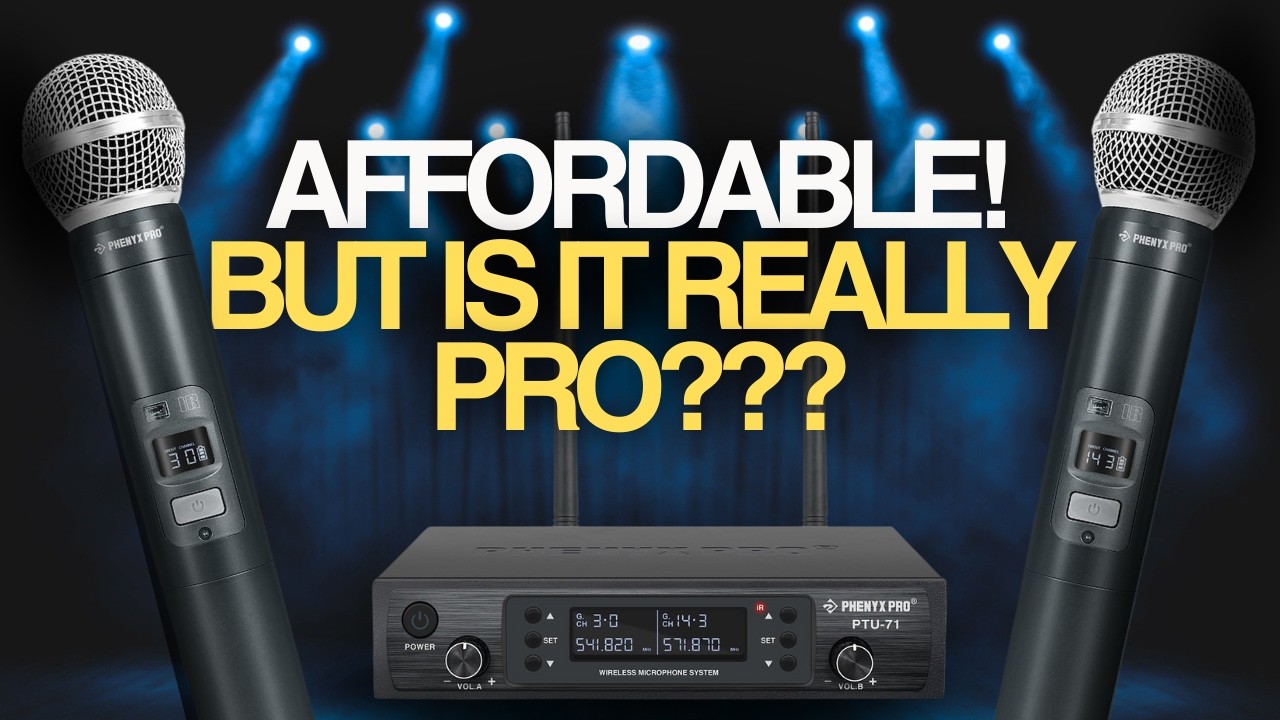 STOP WASTING MONEY on expensive WIRELESS MICS! Phenyx Pro PTU-71 Review