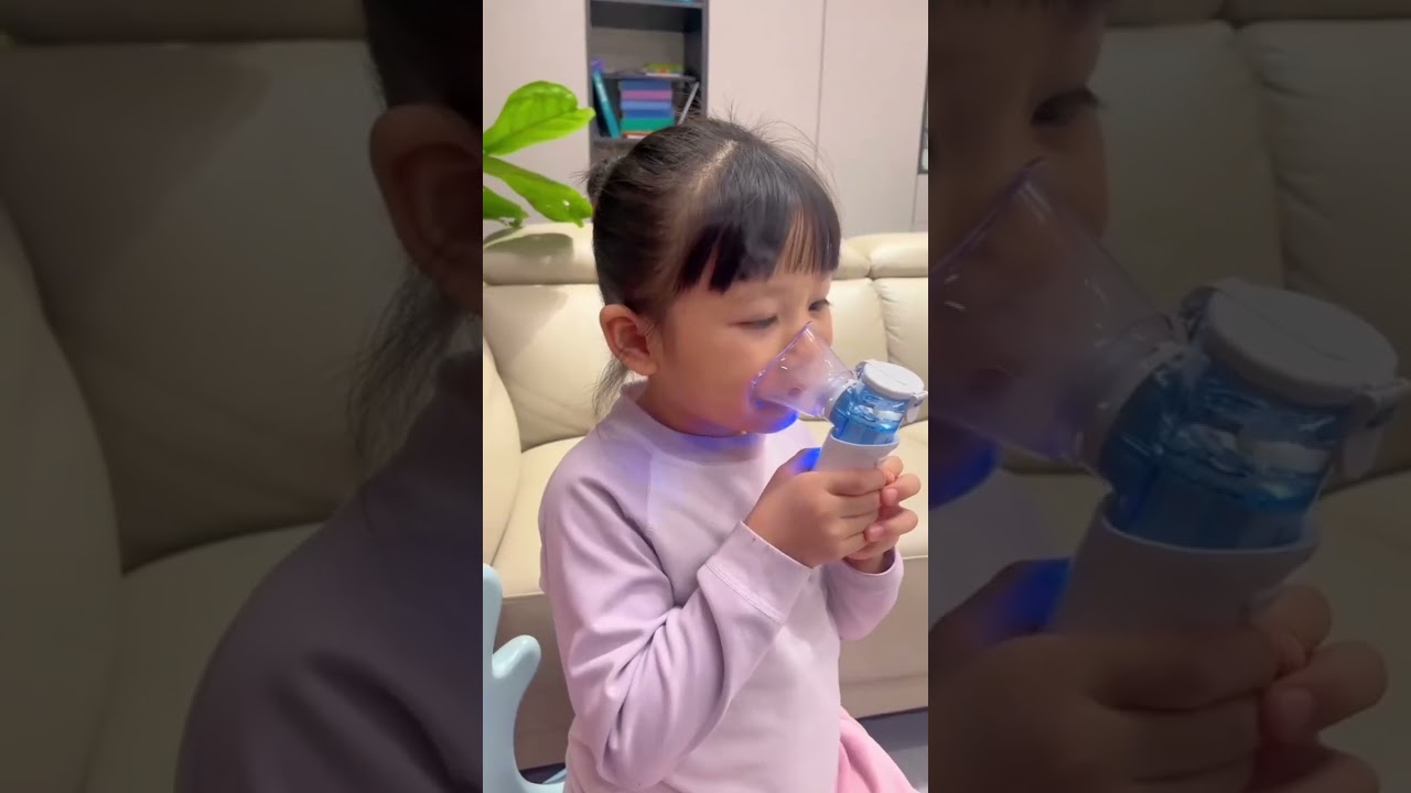 Mini Nebulizer Portable Ultrasonic Mesh Nebulizer Machine Cool Mist Inhaler #nebulizer