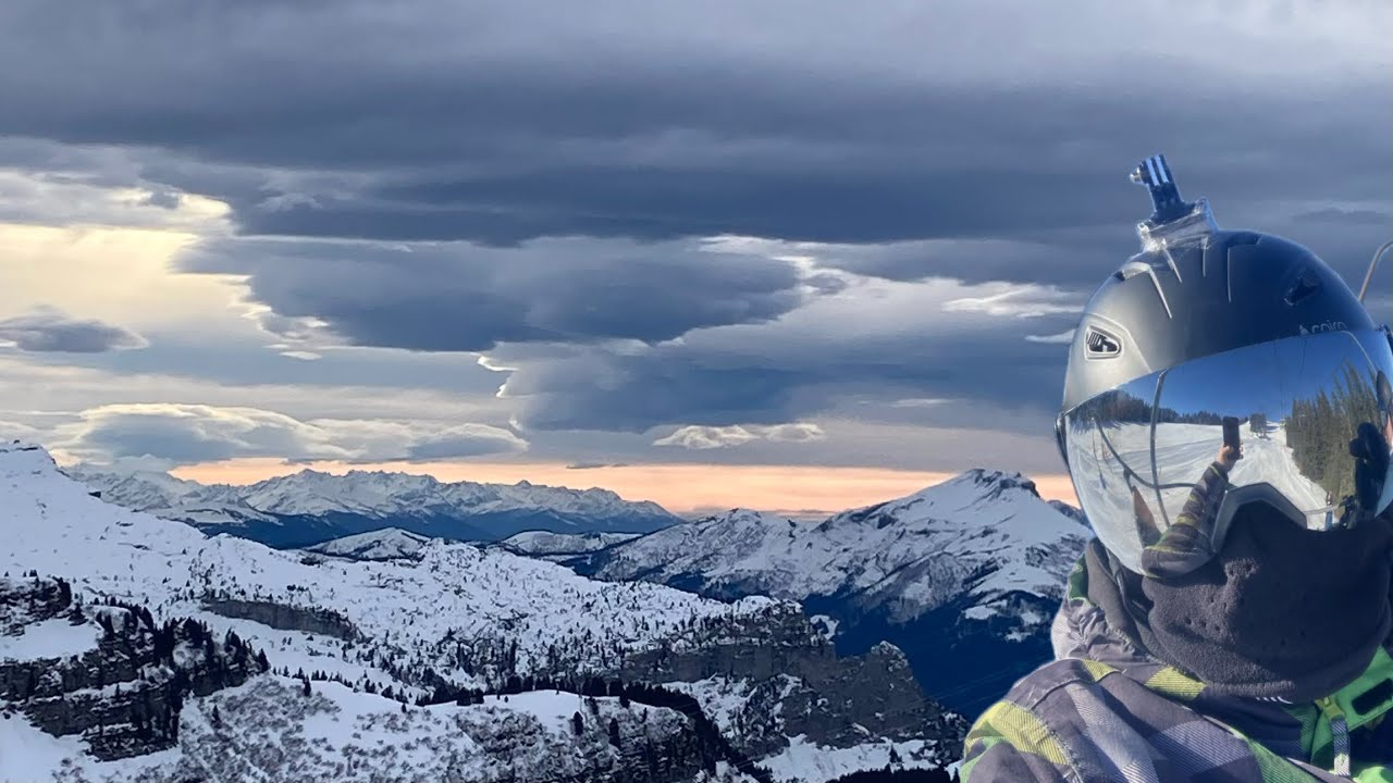 Je vous présente 2 piste noir a Samoens  dans le domaine skiable Grand Massif