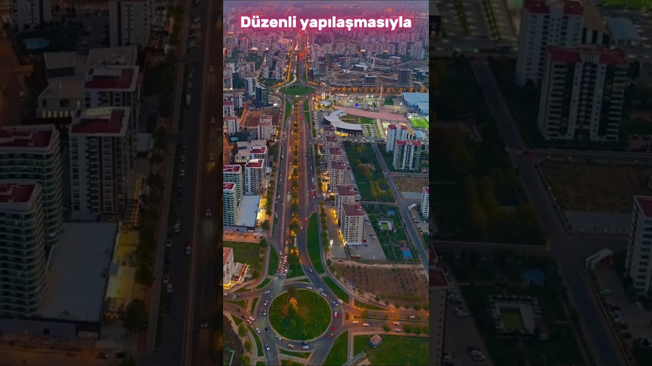 Diyarbakır Akşam Havadan G&ouml;r&uuml;n&uuml;m