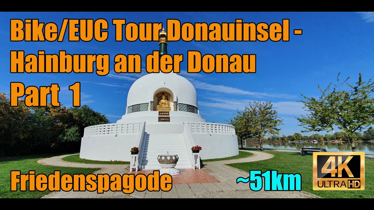 Bike/EUC Tour Donauinsel - Hainburg/Donau | Part 1 | Nationalpark Donau-Auen | 4K