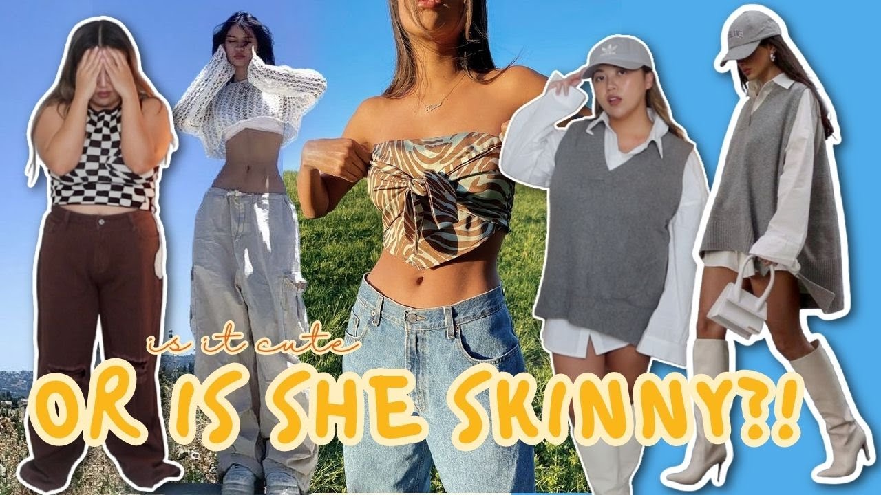 IS IT CUTE OR IS SHE JUST SKINNY?!! *trendy fall clothes*