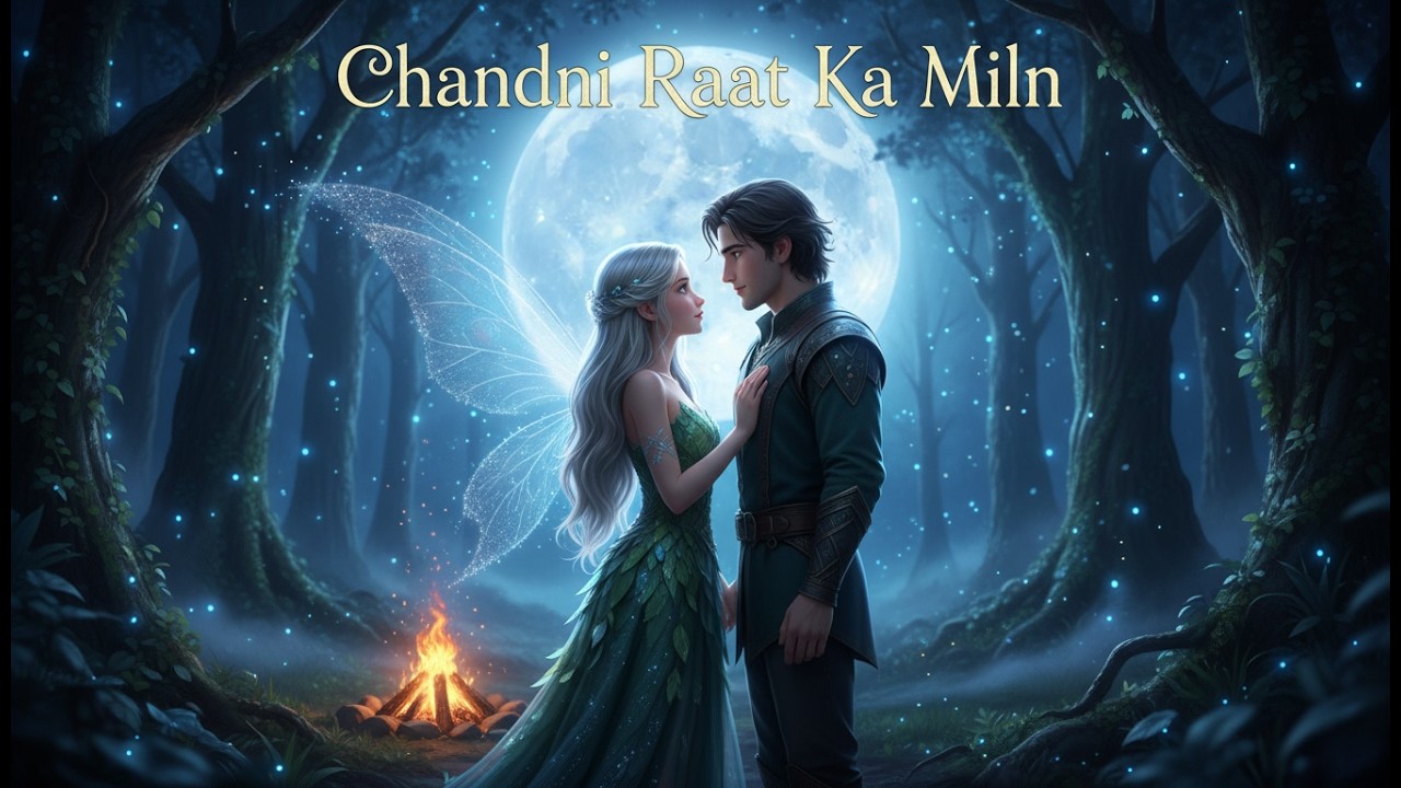 Chandni Raat ka miln animated Disney 3d fairy cartoon