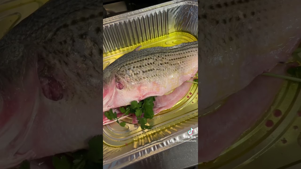 How to Cook Whole Striped Bass!