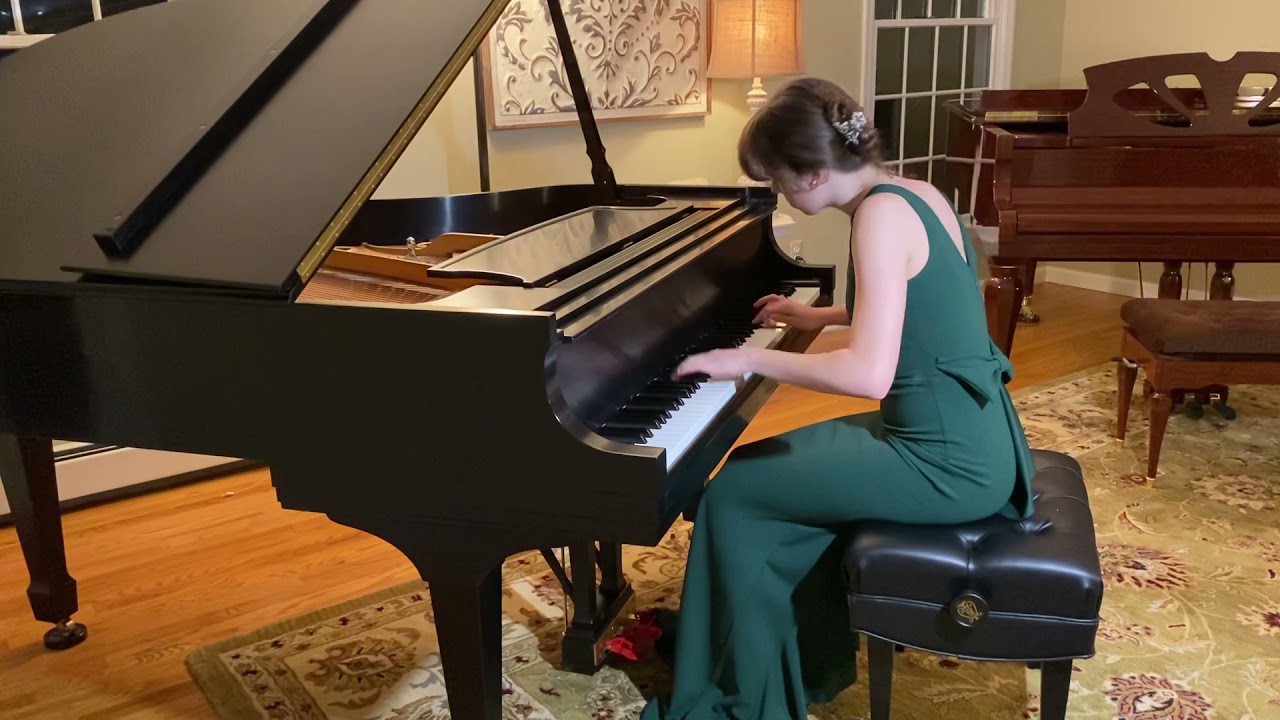 Moszkowski Etude in A Flat Major, Op. 72, No. 11, played by Alexandra Cahill