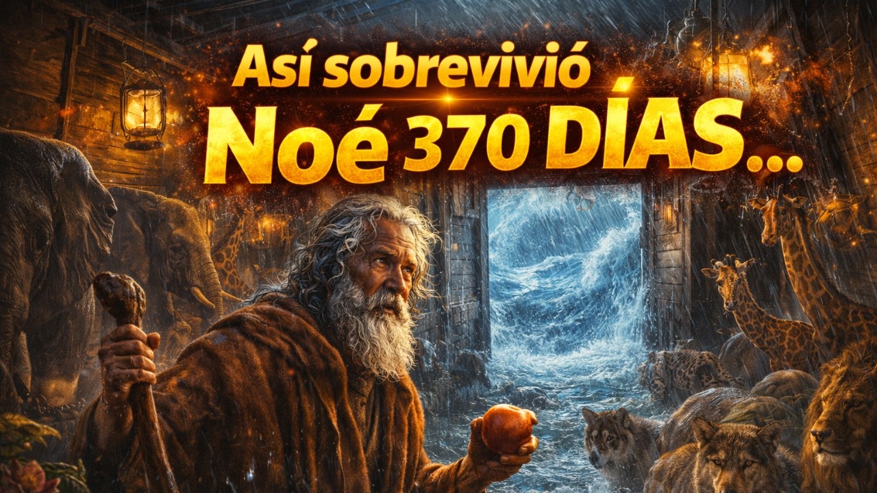 Así SOBREVIVIÓ NOÉ 370 DÍAS DENTRO DEL ARCA durante el DILUVIO en 2348 A.C