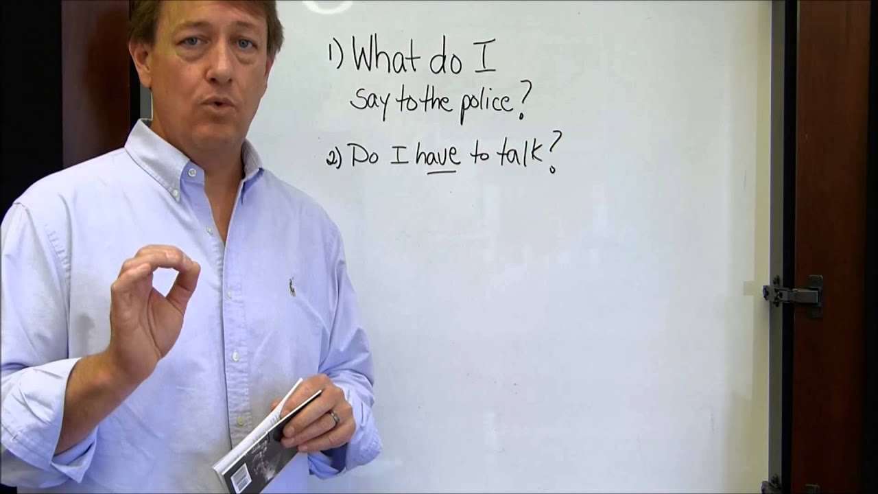 Talking to Police