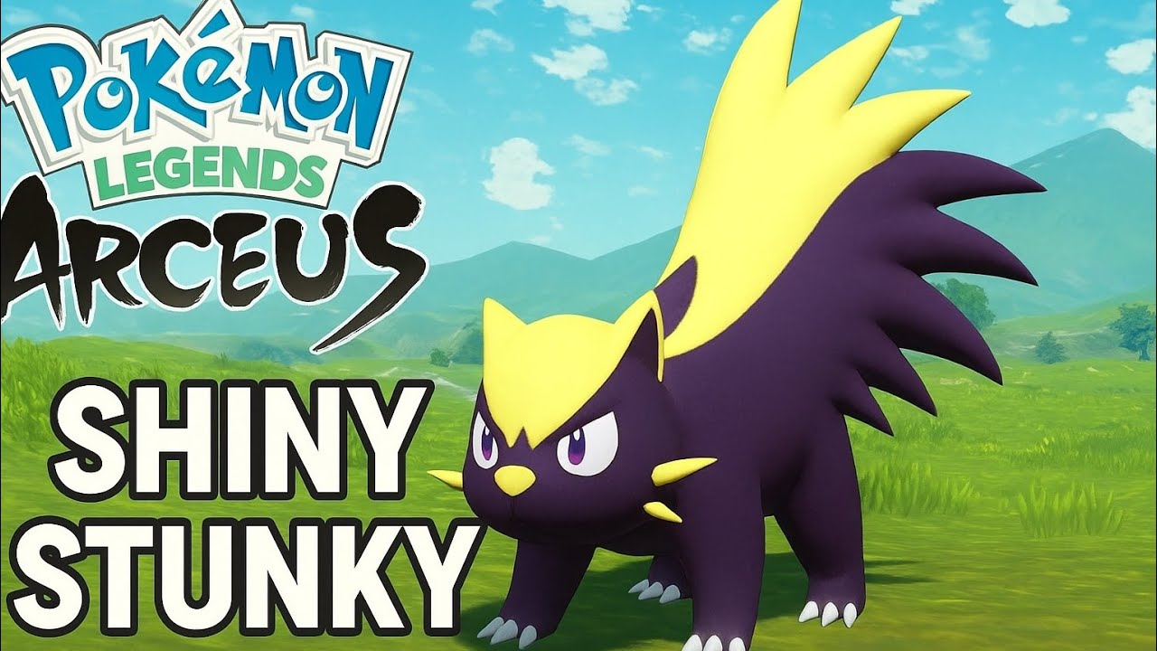 Pok&eacute;mon Legends Arceus - Shiny Stunky