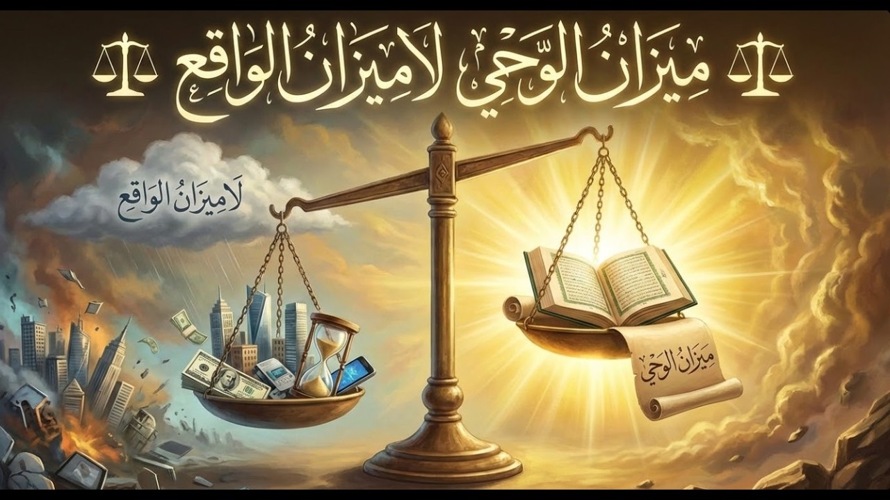 ⚖️مِيزَانُ الوَحْيِ لَا مِيزَانُ الوَاقِعِ ⚖️