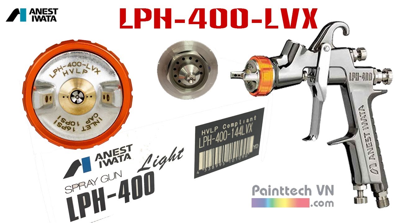 Súng Phun Sơn LPH-400-LVX Anest Iwata Nhật Bản