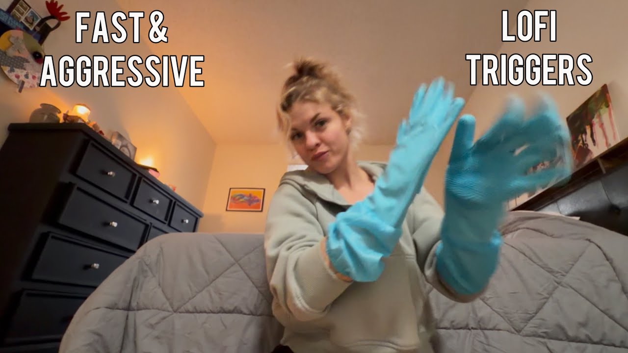 ASMR FAST & AGGRESSIVE RANDOM LOFI TRIGGERS AROUND MY APARTMENT💥