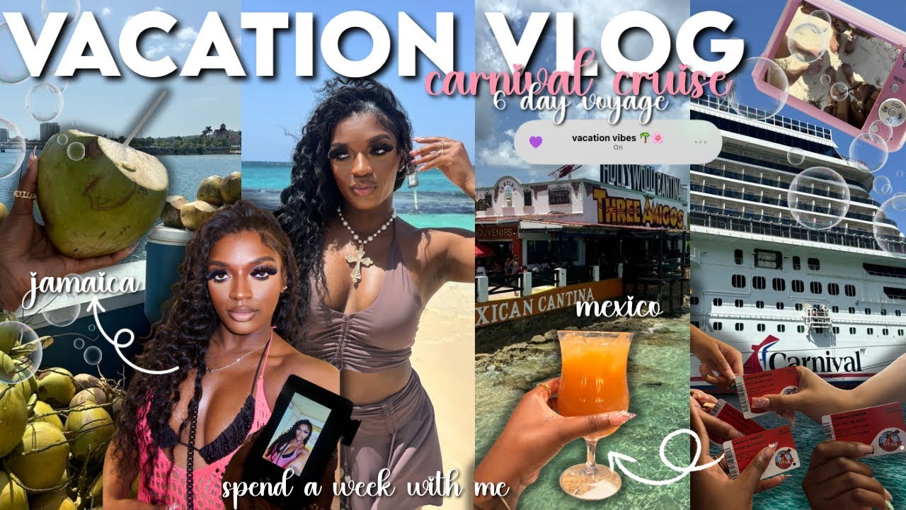 VACATION VLOG★|6 day carnival cruise,exploring MEXICO & BAHAMAS,perfect vacation itinerary + etc🫧  