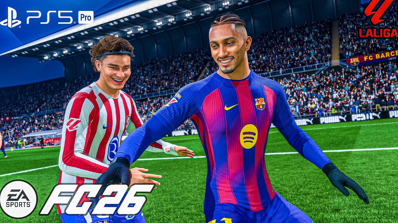 FC 26 - Barcelona vs Atletico Madrid - LaLiga 25/26 Full Match ! PS5 Pro[4K 60FPS]