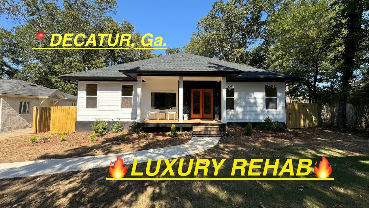 🔥LUXURY🔥What’s your thoughts on this Rehab in Decatur, Ga.?