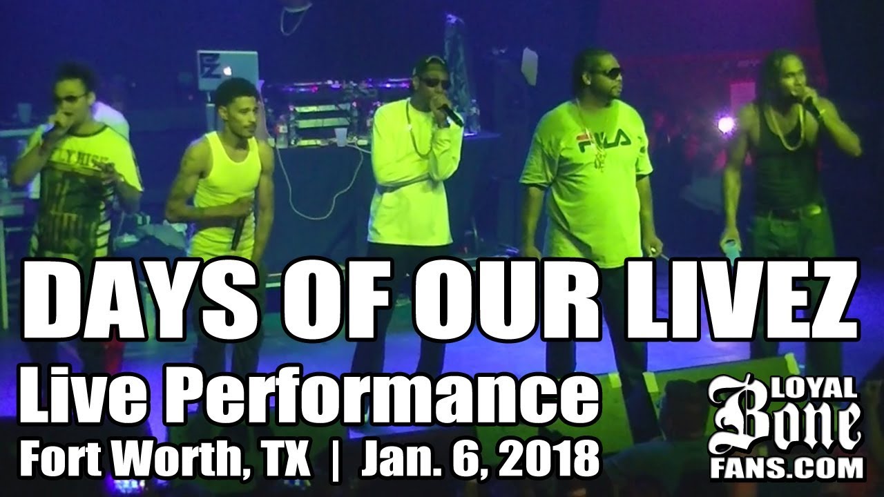 Bone Thugs - "Days of Our Livez" (Live Performance) Fort Worth, TX | Jan. 6, 2018