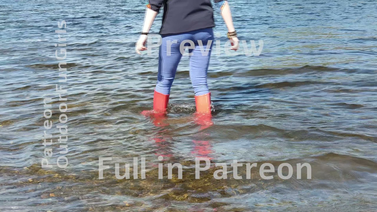 Girl in red wellies 2021 - 2