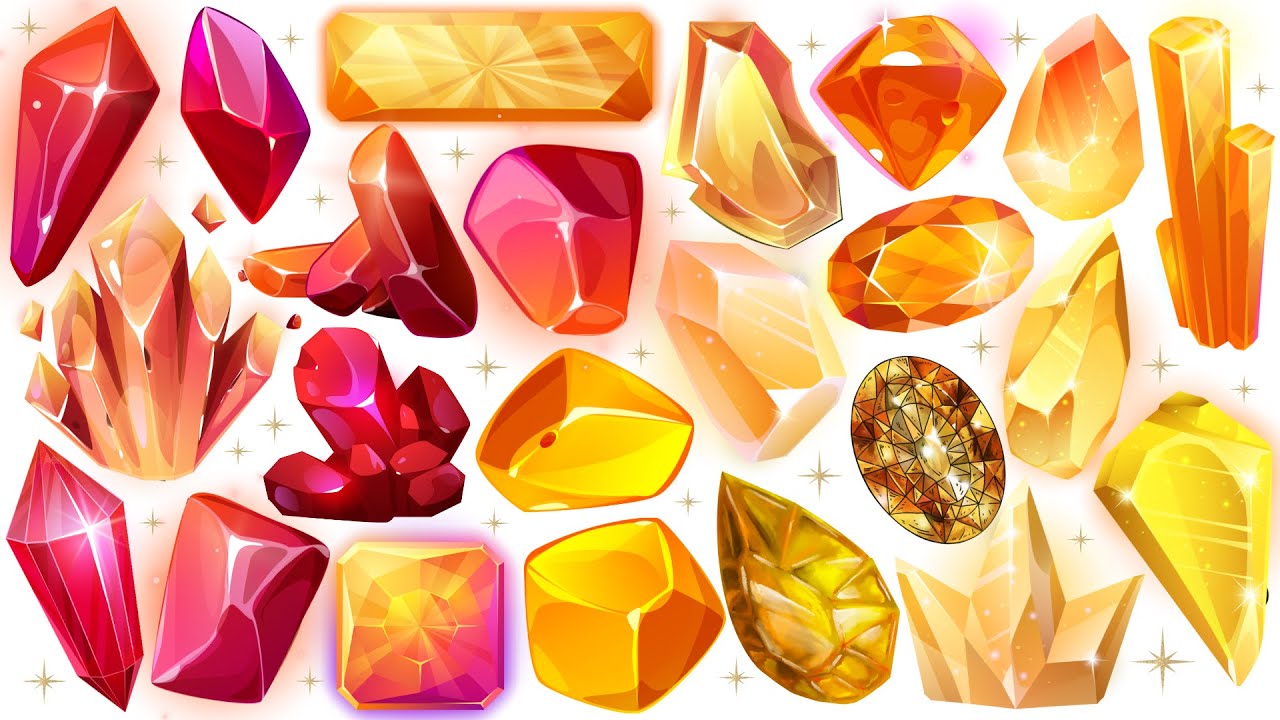 Collecting Magical Gemstone Stickers ✨| Ko-fi Shop Preview [Sleep aid] [comforting] [Relaxing]