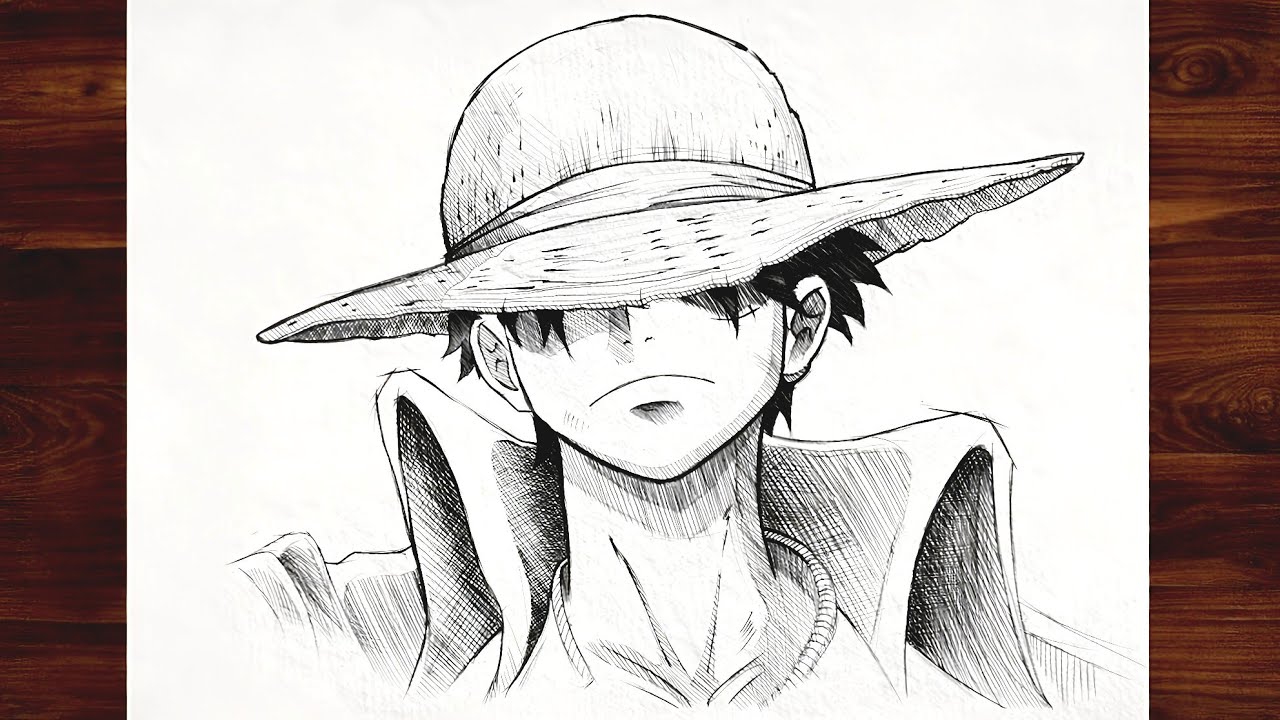 How to Draw Luffy from One Piece | Step-by-Step Anime Drawing Tutorial