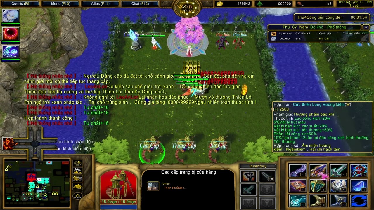 (Warcraft 3 #3) Map Thứ nguyên tu tiên truyện 1.27dz - Hero Defense   || Sojou