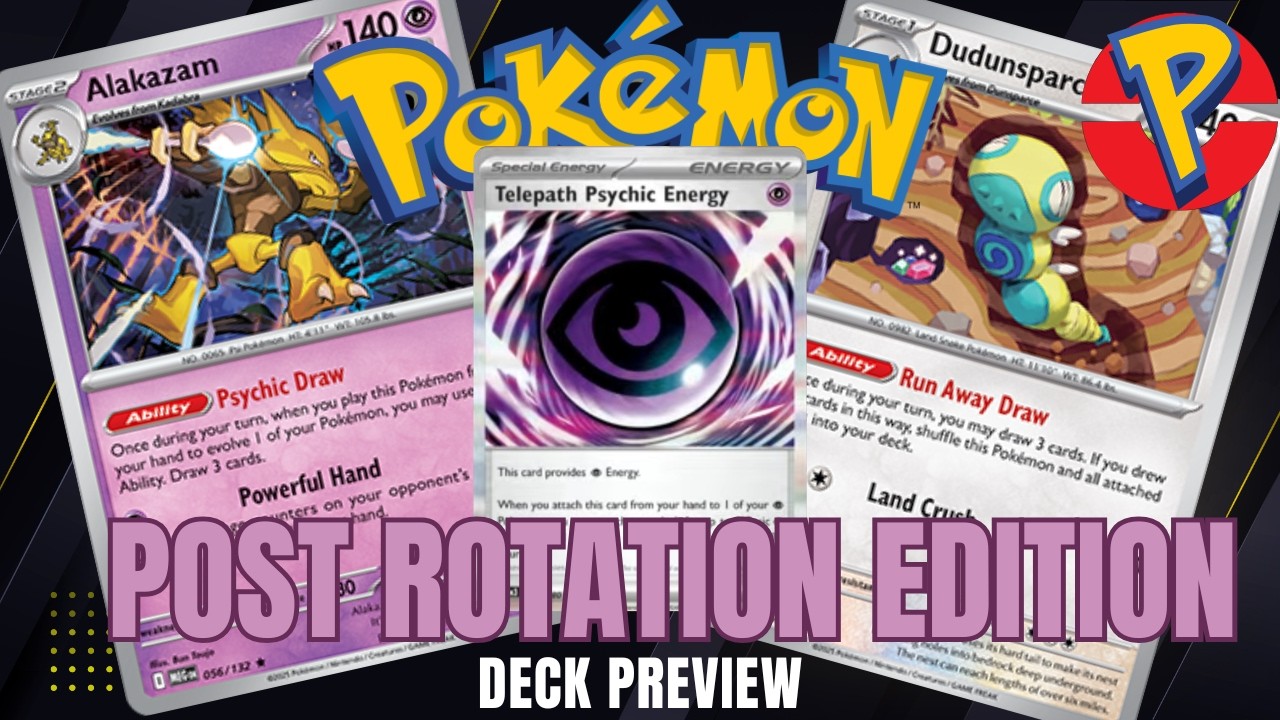 Alakazam: Pokemon Post Rotation Deck Preview