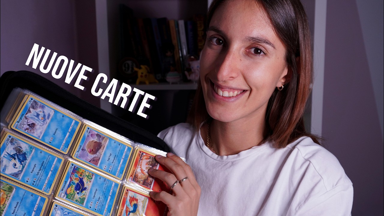 SISTEMO IL MIO ALBUM DEI POKÉMON 🩷 ASMR ita