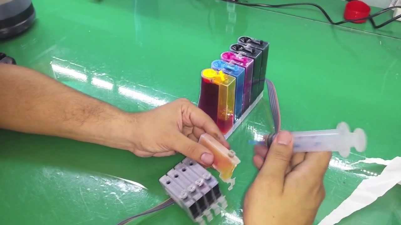 DIcas: Pressurizacao do Bulk Ink / Cartuchos para Epson - SULINK