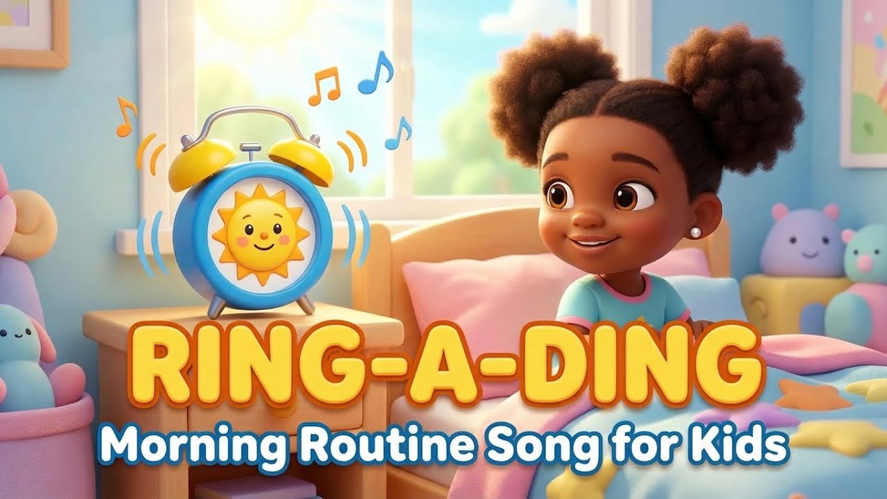 When My Alarm Goes Ring-A-Ding | Morning Routine Song for Kids