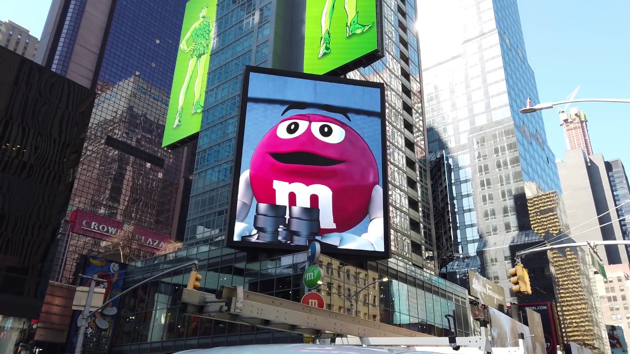M&Ms World, New York Digital Billboard