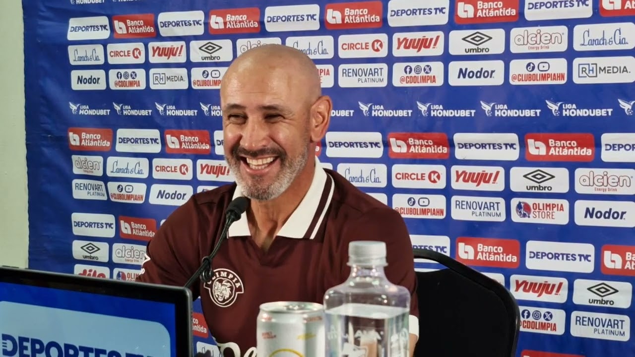 🎙🗣 ¿Preocupado? Lo que ha dicho Eduardo Espinel, DT del Olimpia, tras empatar con Real España