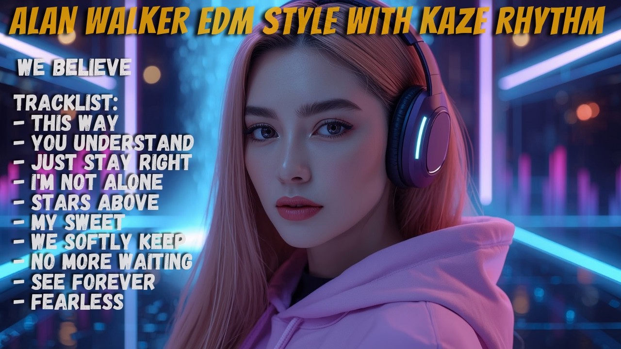 ALAN WALKER STYLE X KAZE RHYTHM || WE BELIEVE || EDM SONGS FULL ALBUM 2026