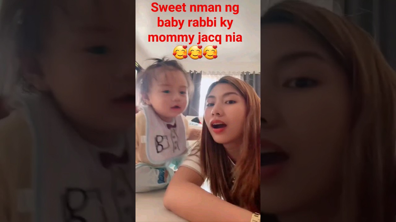 SWEET NMAN NG BABY RABBI KY MOMMY JACQ #shorts #jacqtapia #rabbi #kalingaprab #sweet