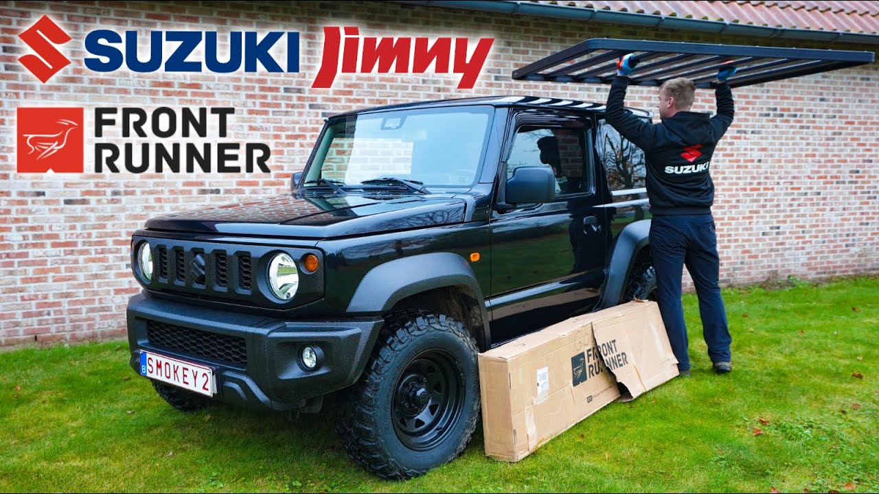 Suzuki Jimny Frontrunner Roofrack Part 1 + Drift Mode Enabled