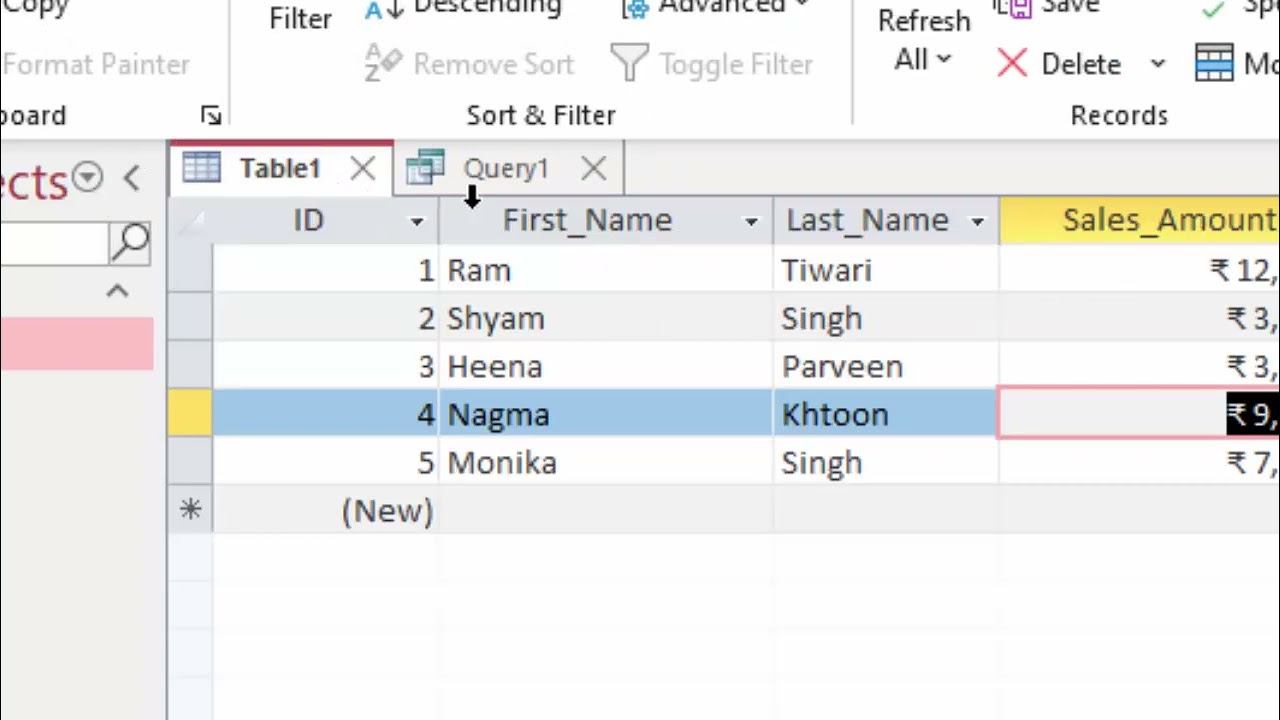 How to use Sum formula in Microsoft Access Query@COMPUTEREXCELSOLUTION