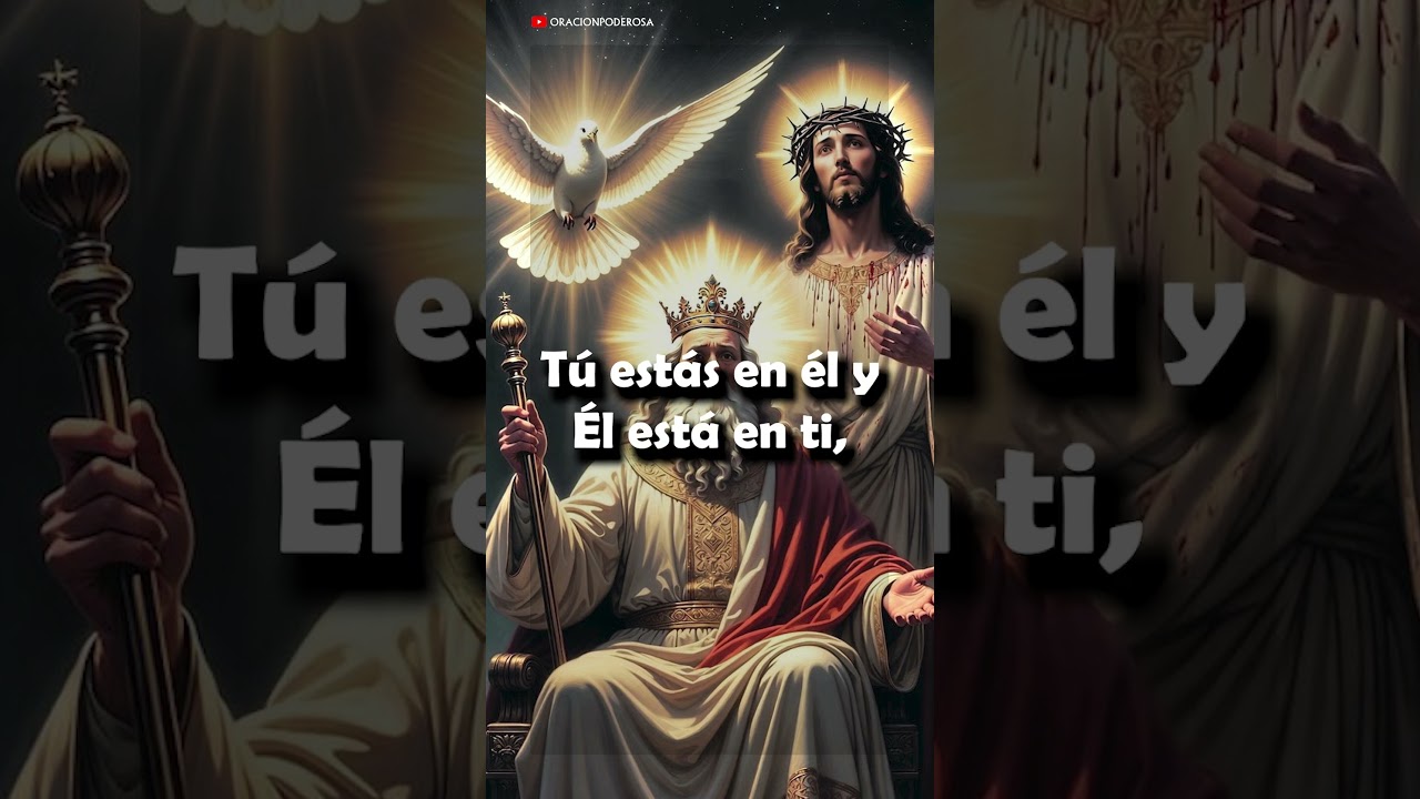 T&uacute; est&aacute;s en &eacute;l, y &eacute;l est&aacute; en Ti 🙏🤍🕊️✨🌿💫🌎 #oracionescristianas #dios #jesus #fe  #palabradios