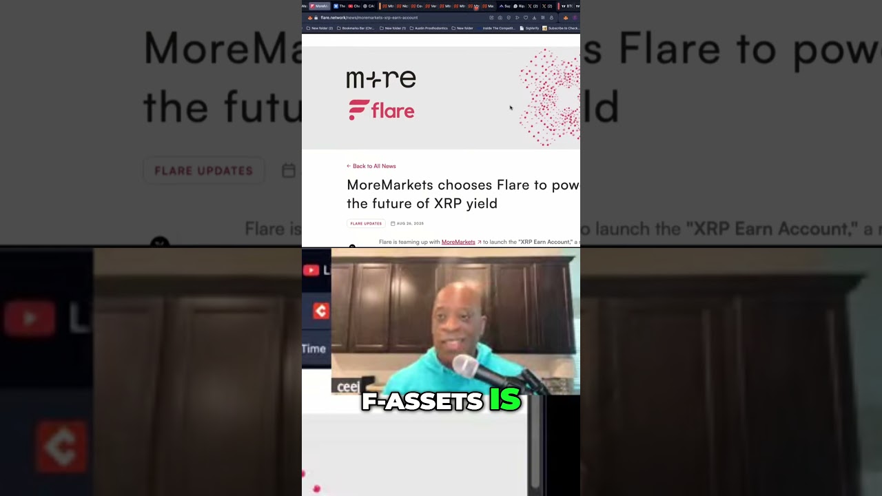 Ripple XRP News XRP Yield Flare Network and More Markets Partnership #flare #shortsviralvideos
