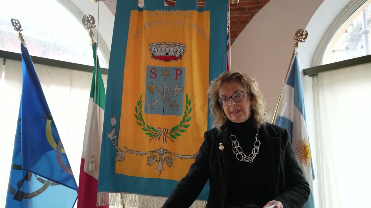 AUGURI PER L'8 MARZO DALLA SINDACA DI SAN PIETRO VAL LEMINA