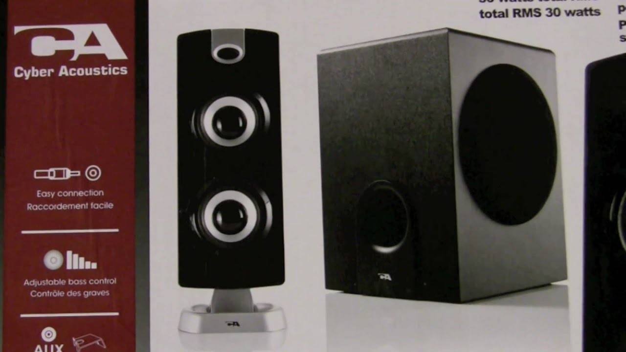 Cyber Acoustics CA-3602 $55 Speaker System