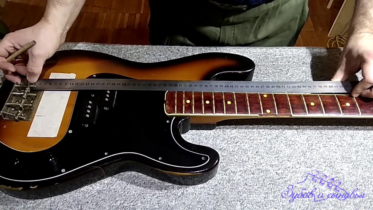 Penza Precision Bass fretless установка грифа на бас (часть 1)