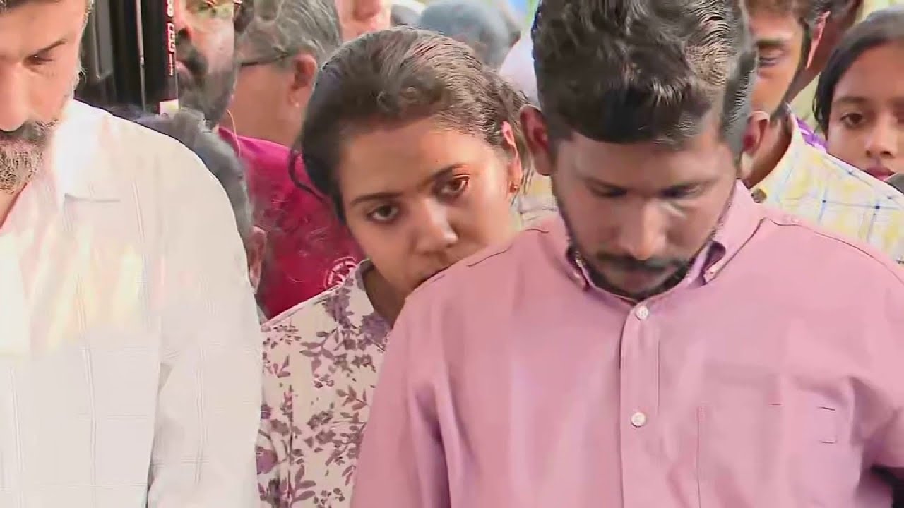 നിറകണ്ണുകളോടെ ആലിന്റെ മാതാപിതാക്കൾ കല്ലറയ്ക്ക് അരികിൽ | Alin Sherin