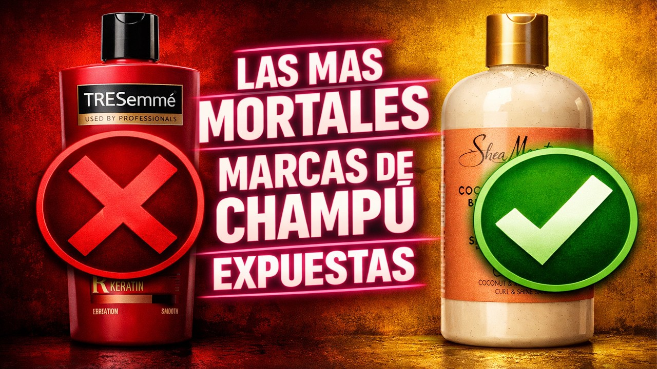 7 tipos de champú que DEBES EVITAR (y algunos que son SEGUROS)